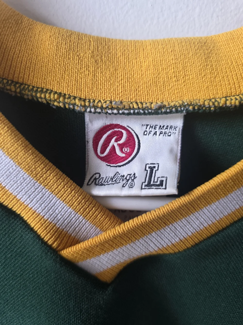 Vintage Oakland Athletics Jersey Green Rawlings MLB Size Medium MLB - Picture 3 of 9